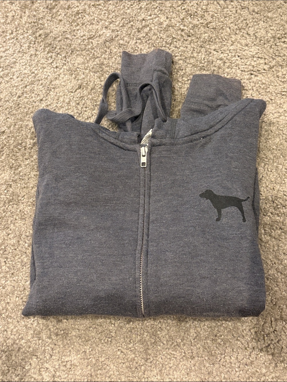 VS pink full zip up sweatshirt